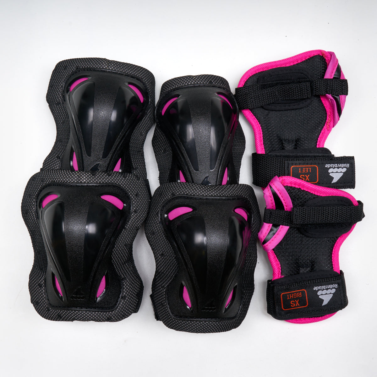 Rollerblade Microblade Combo Junior Adjustable Inline Skates - Black / Pink