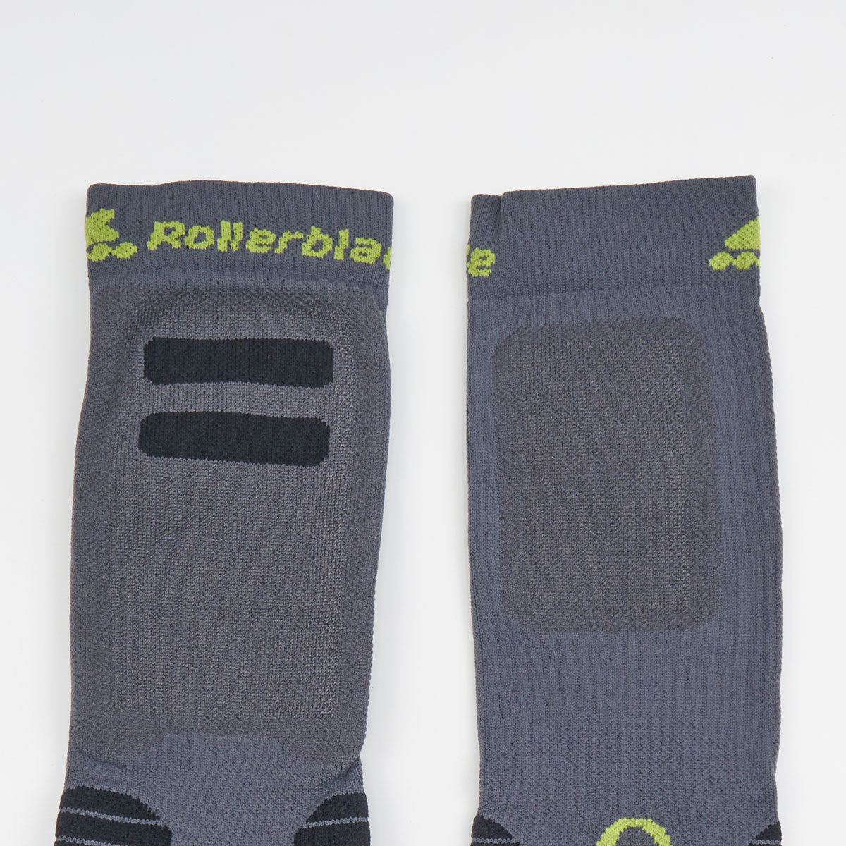 Rollerblade Performance Skate Socks - Grey / Green - Loco Skates