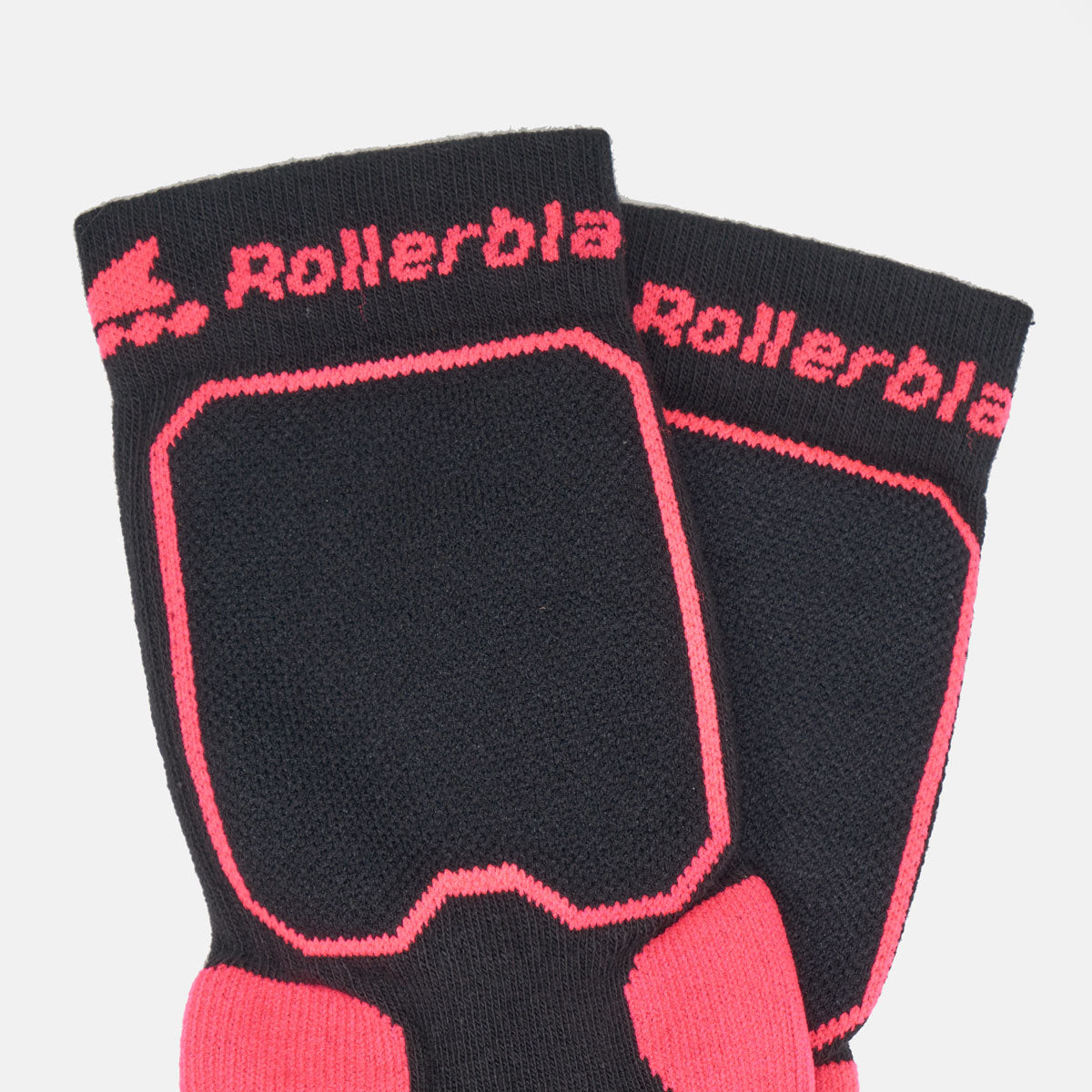 Rollerblade Skating Socks  - Black / Salmon