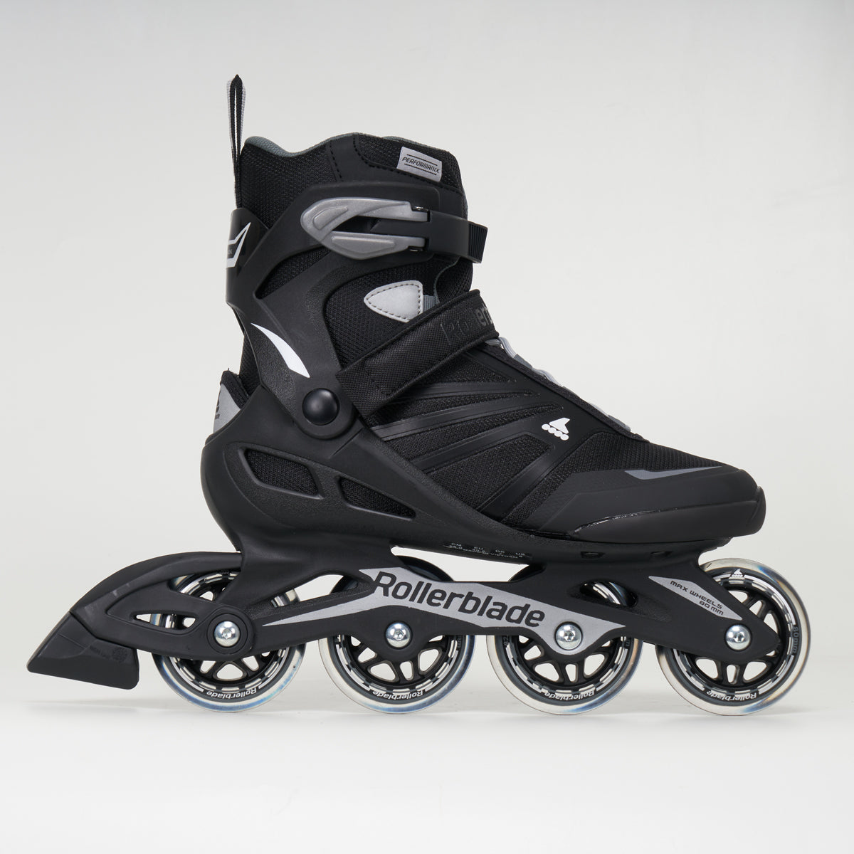 Rollerblade Zetrablade Men's Softboot Inline Skates - Black / Silver