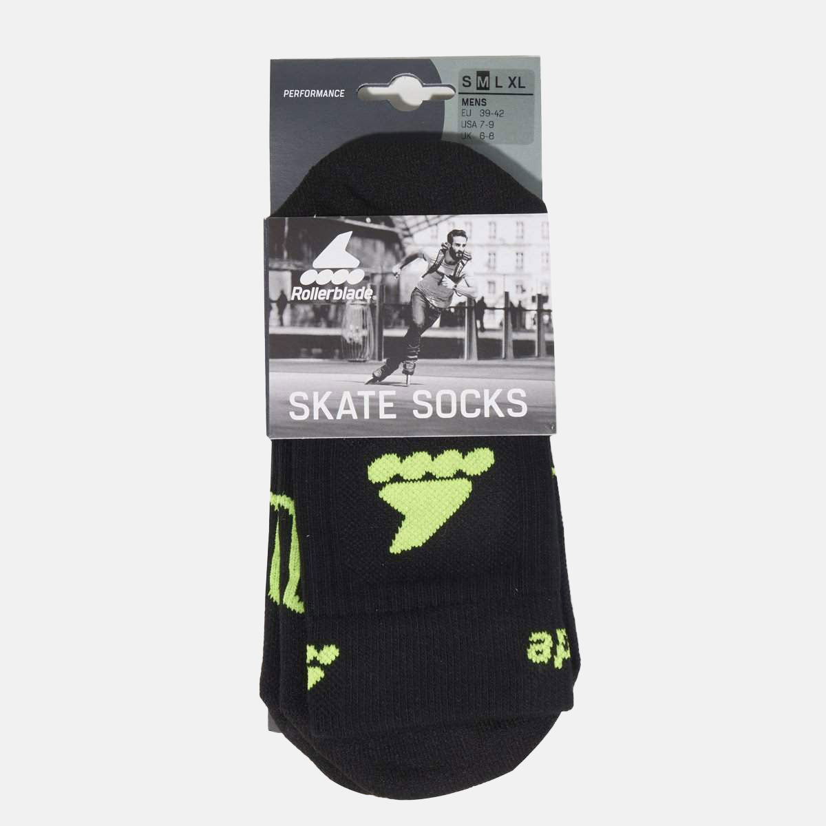 Rollerblade Skating Socks - Black / Green