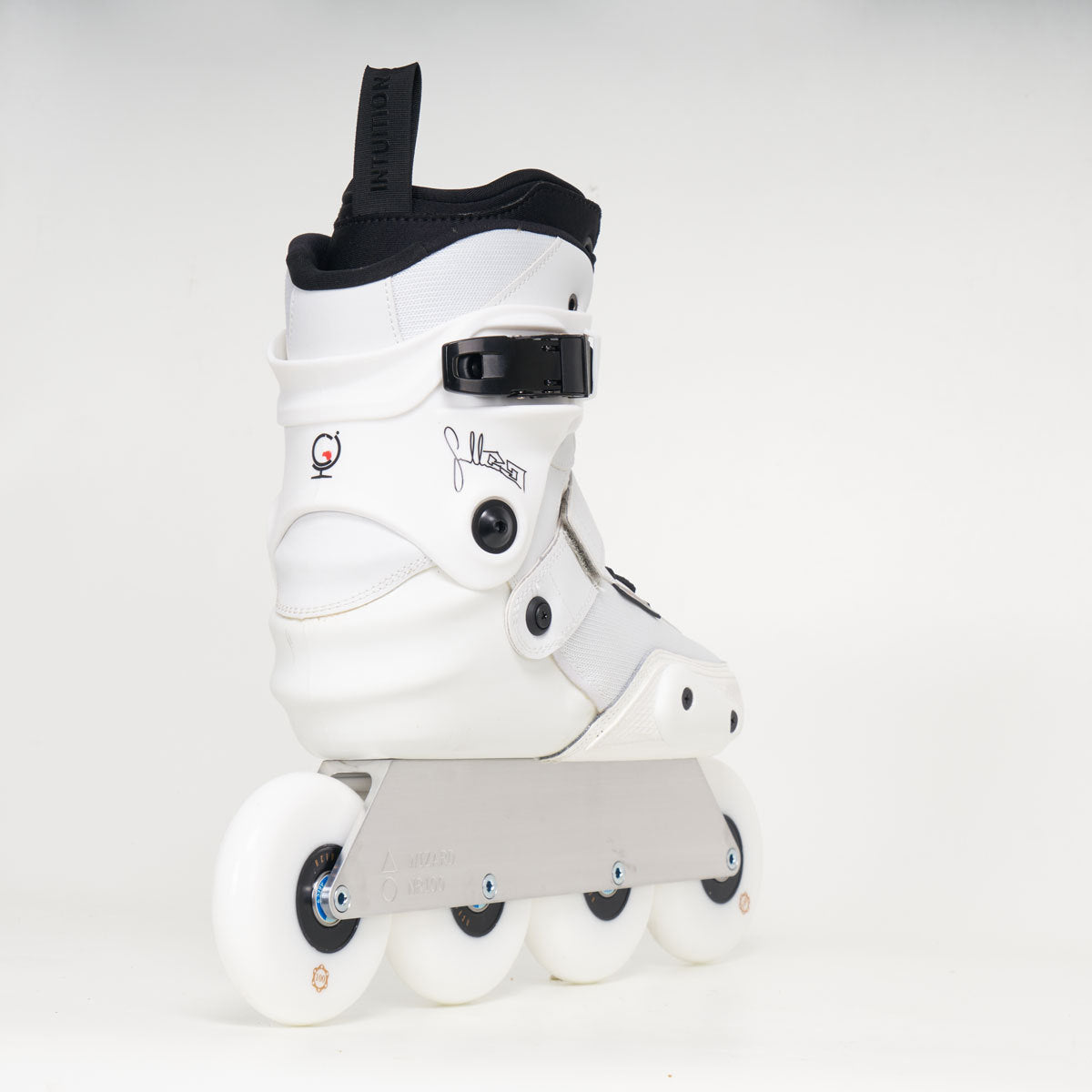 Seba CJ2 Prime White X Wizard NR Frame X Intuition Liner X Revolver Wheels - Loco Custom Skates
