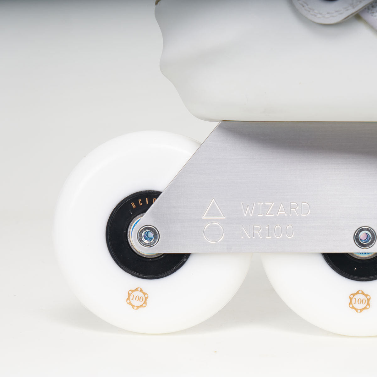 Seba CJ2 Prime White X Wizard NR Frame X Intuition Liner X Revolver Wheels - Loco Custom Skates