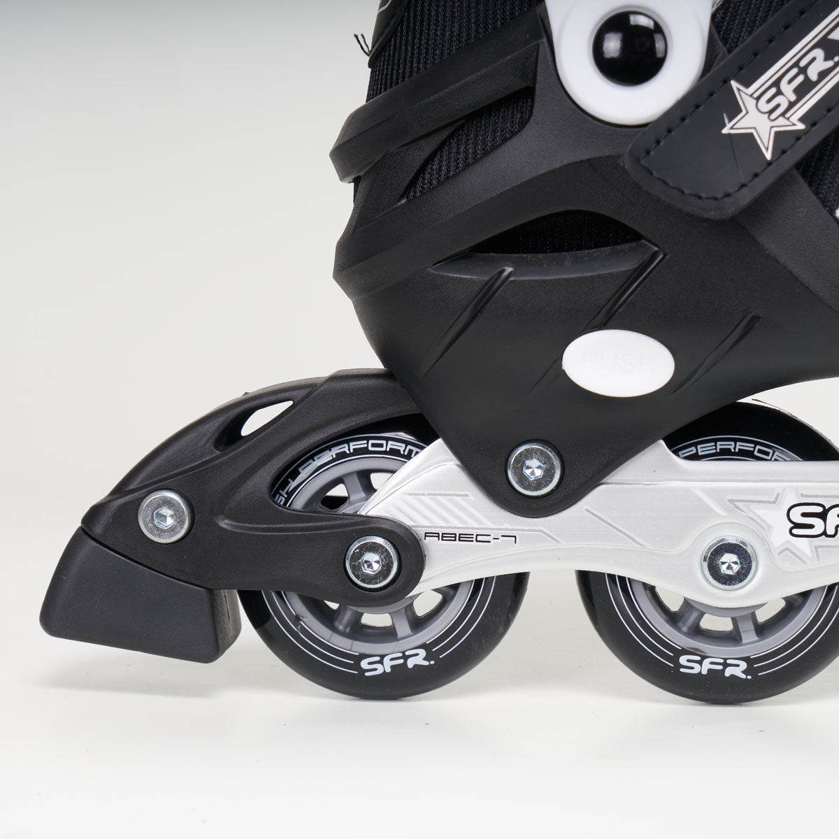 SFR Pulsar Junior Adjustable Inline Skates - Unisex - Silver