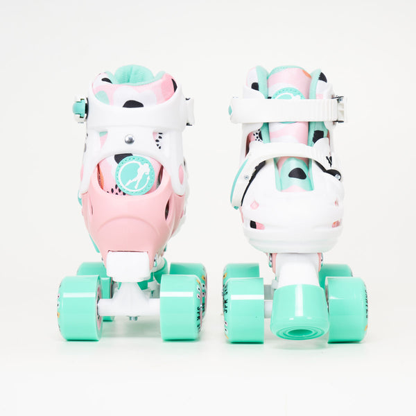 SFR Storm V Flower Junior Adjustable Quad Skates Loco Skates