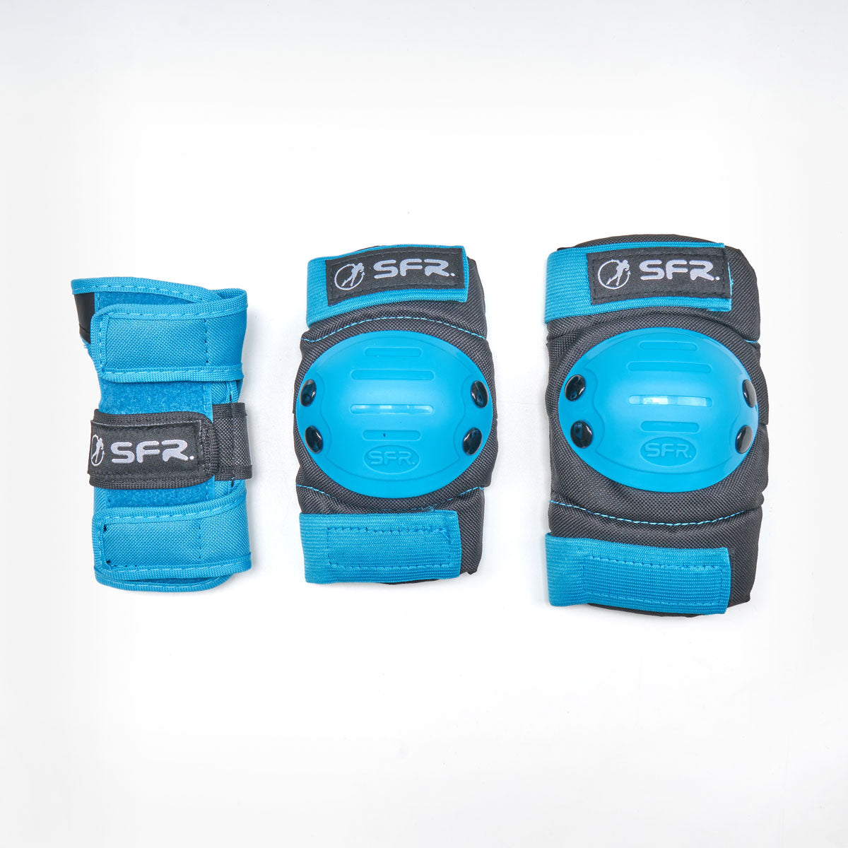 SFR 'Youth Ramp' Kids Triple Pad Set - Blue