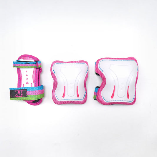 SFR 'Star 'Triple Kids Pad Set - Candi Pink - Loco Skates