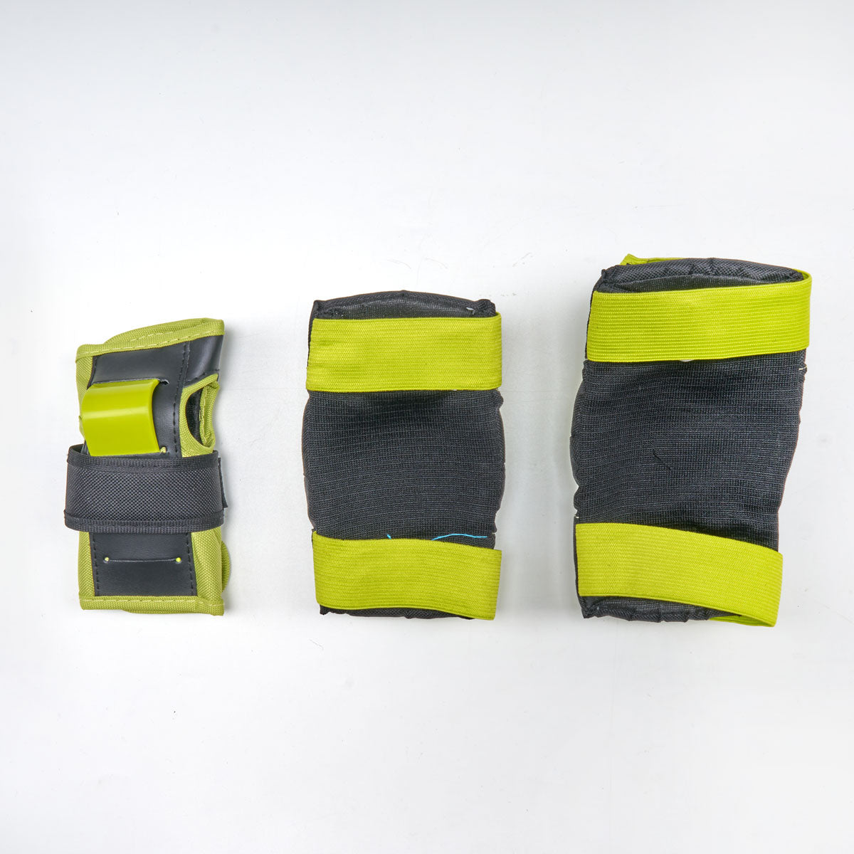 SFR 'Youth Ramp' Kids Triple Pad Set - Lime