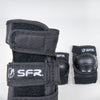 SFR 'Youth Ramp' Triple Kids Pad Set - Black - Loco Skates