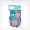 SFR 'Star' Triple Kids Pad Set - Pink & Green - Loco Skates