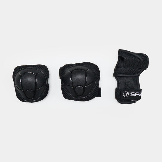 SFR 'Essentials' Youth Kids Triple Pad Set - Black
