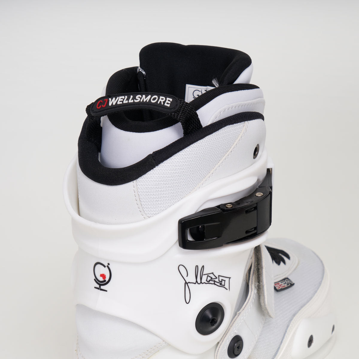 Seba CJ2 Prime White Skates (Plastic version with removable liner) - Boot Only