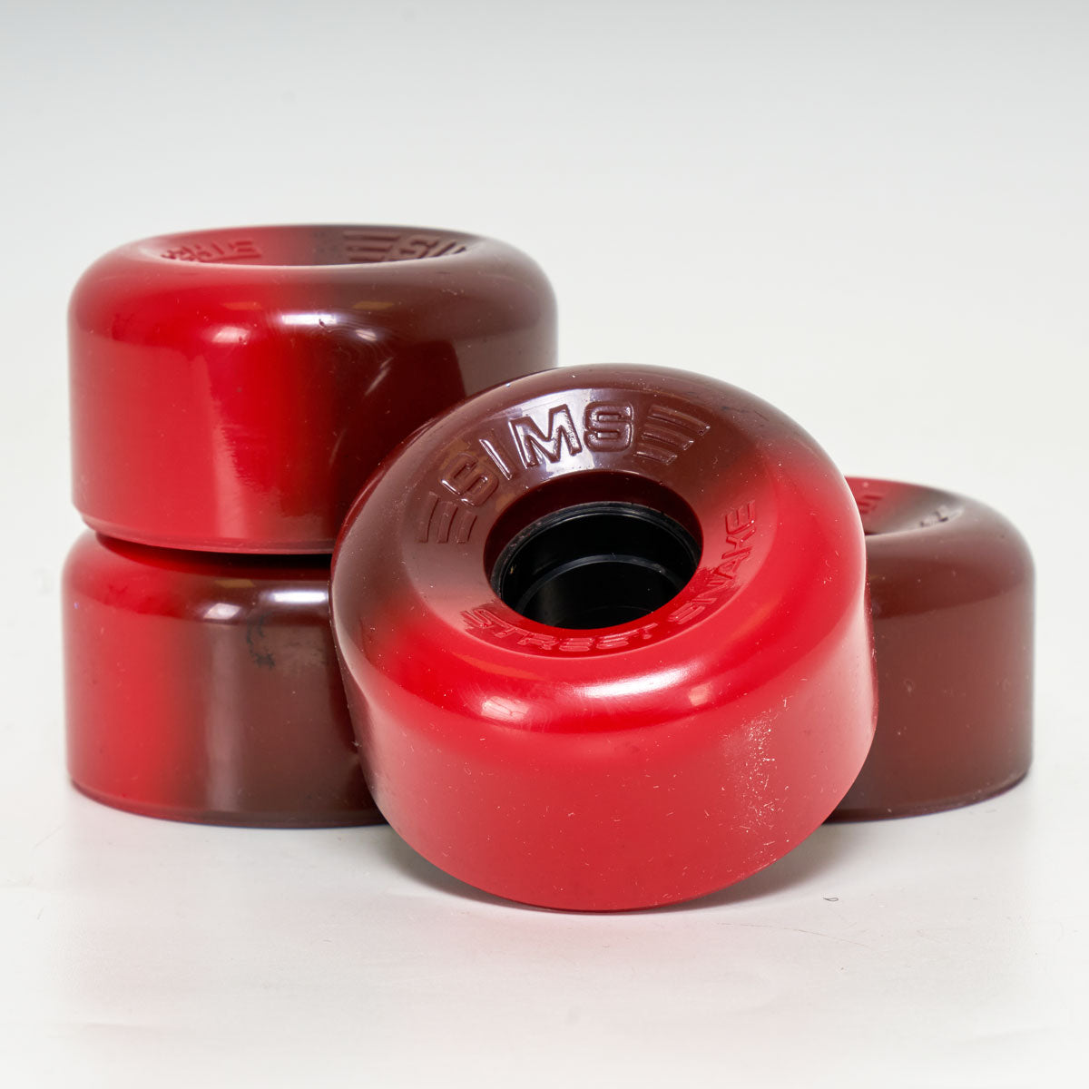 Sims Street Snakes 62mm/78a Wheels - Red/Black – Loco Skates