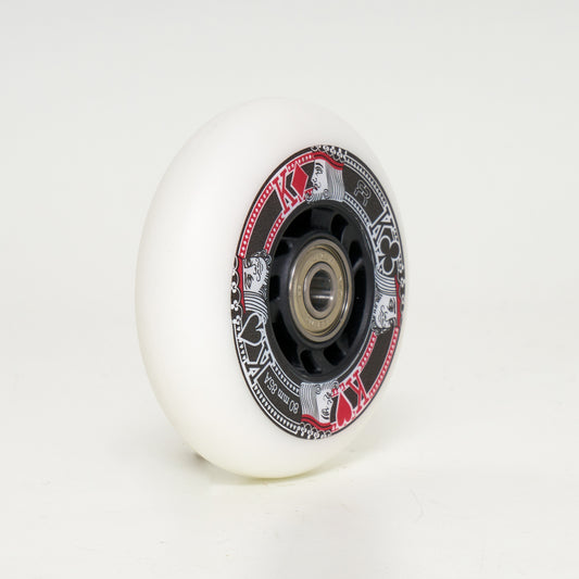 FR Street Kings 80mm Wheels - w/Twincam MW7 Bearings - White (Singles)