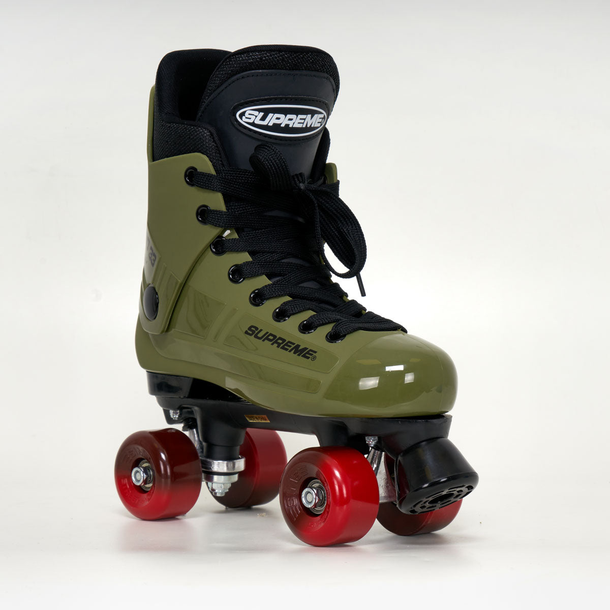 Supreme Turbo 33 Roller Skates + SIMS Wheels | OLIVE GREEN