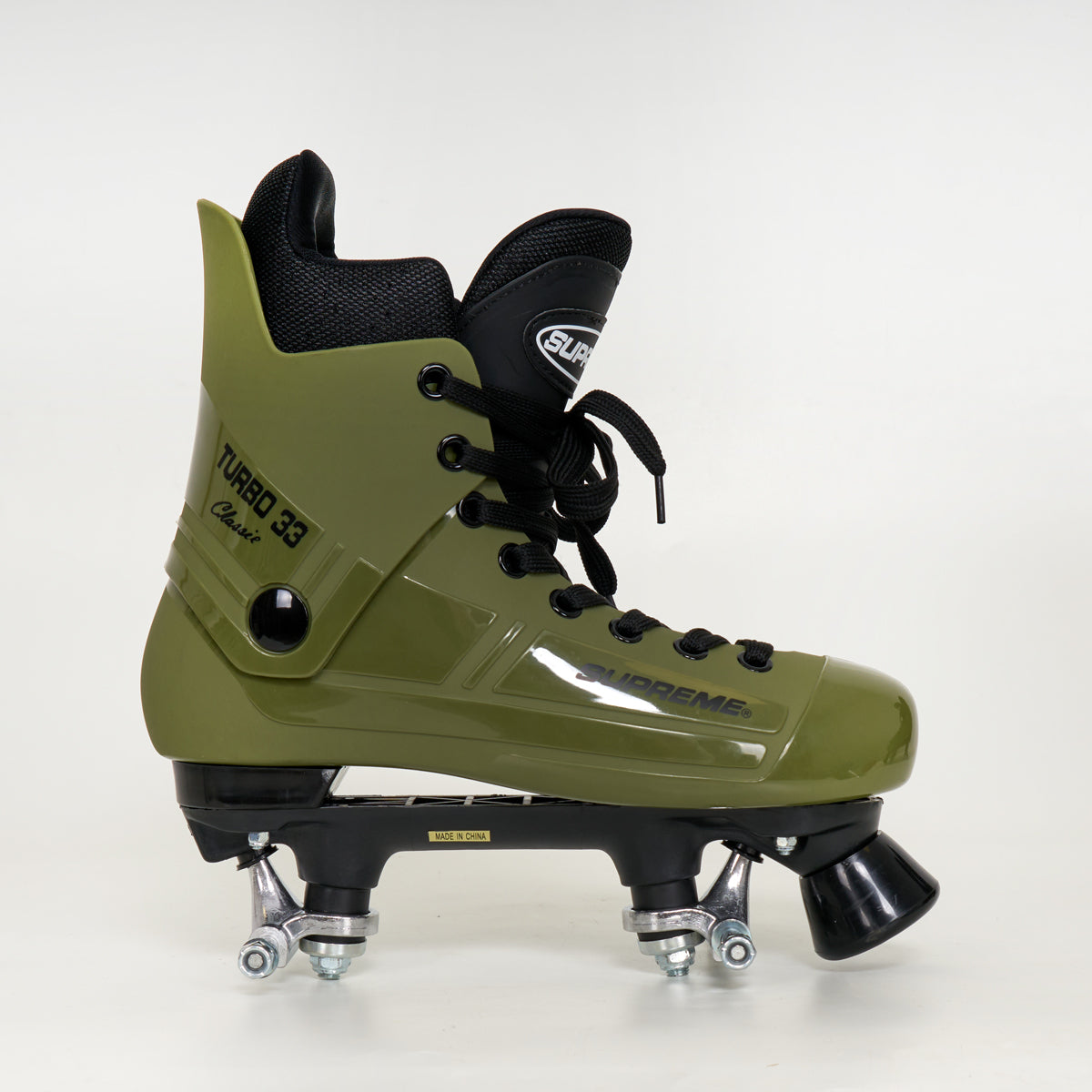 Supreme Turbo 33 Roller Skates - Army Green - BOOT ONLY