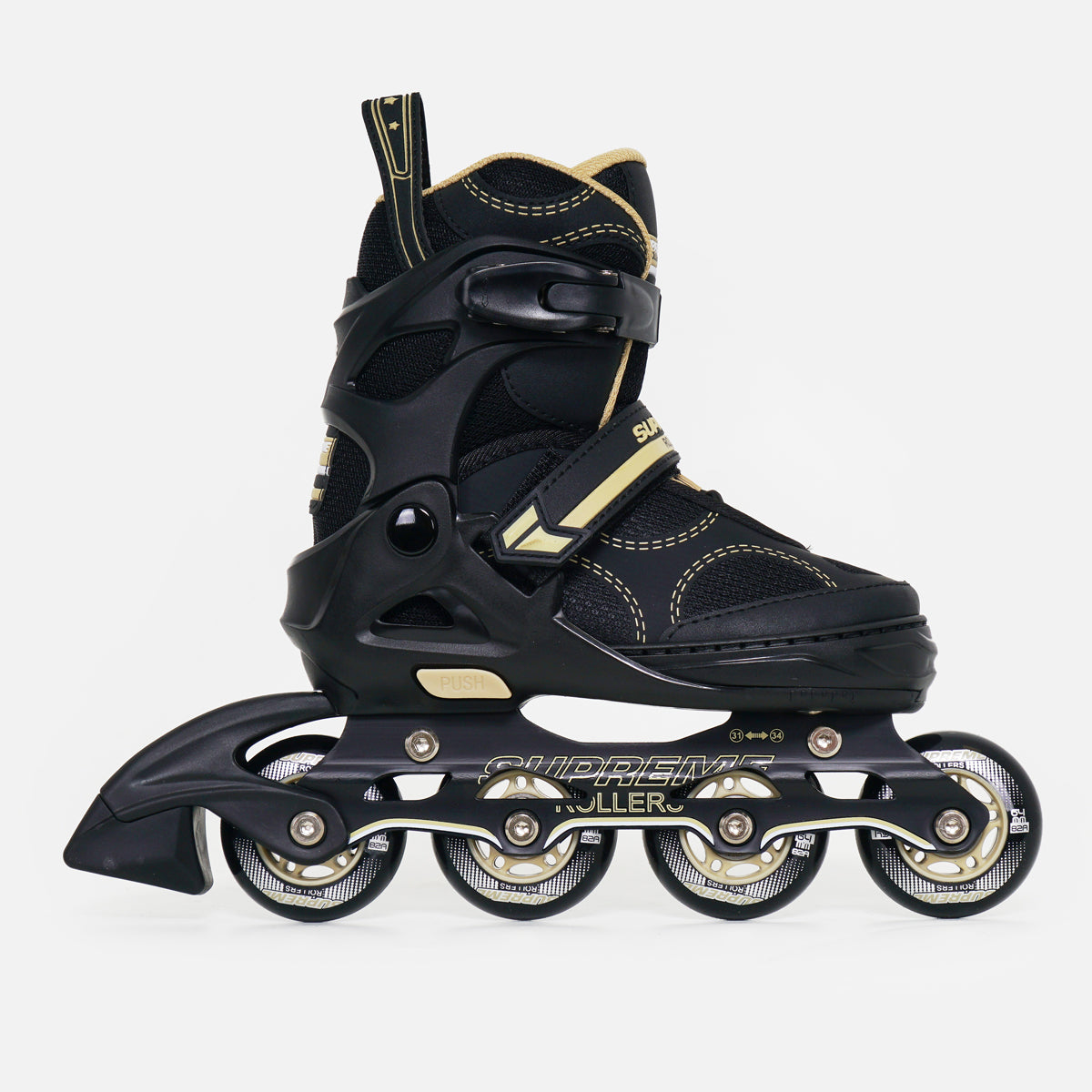 Supreme Venice - Kids Adjustable Inline Skates - Gold