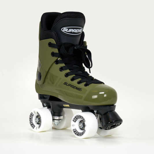 Supreme Turbo 33 Army Green Roller Skates - With Revolver Wheels (Various Colours)