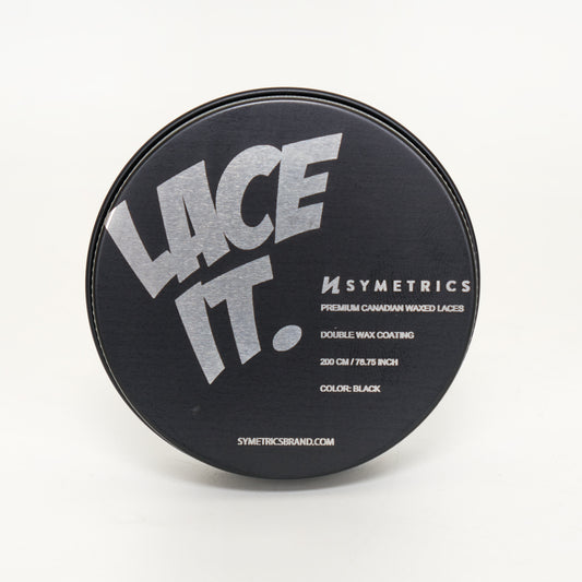 Symetrics Waxed Laces - Black / White