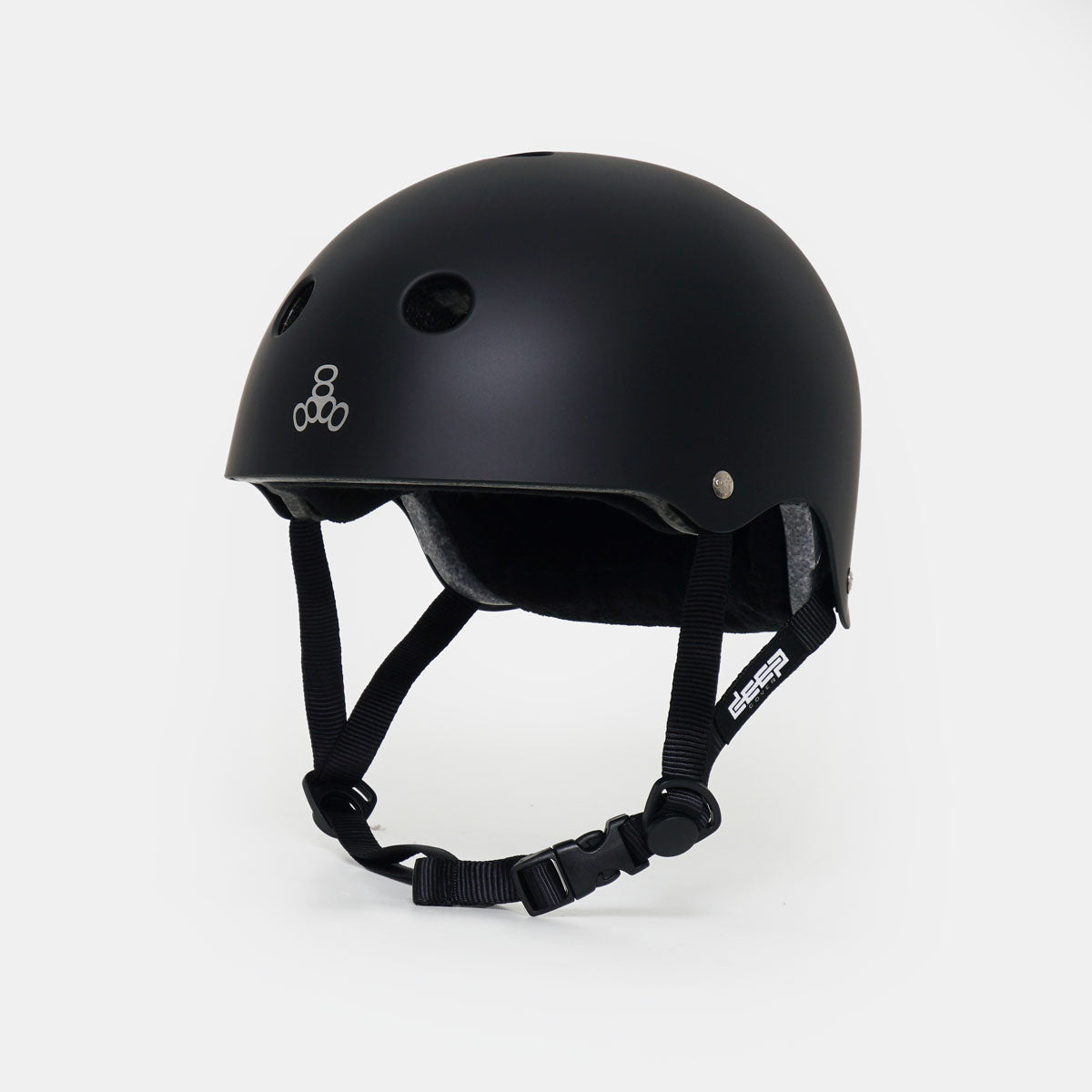 Triple Eight Deep Cover Helmet - Black