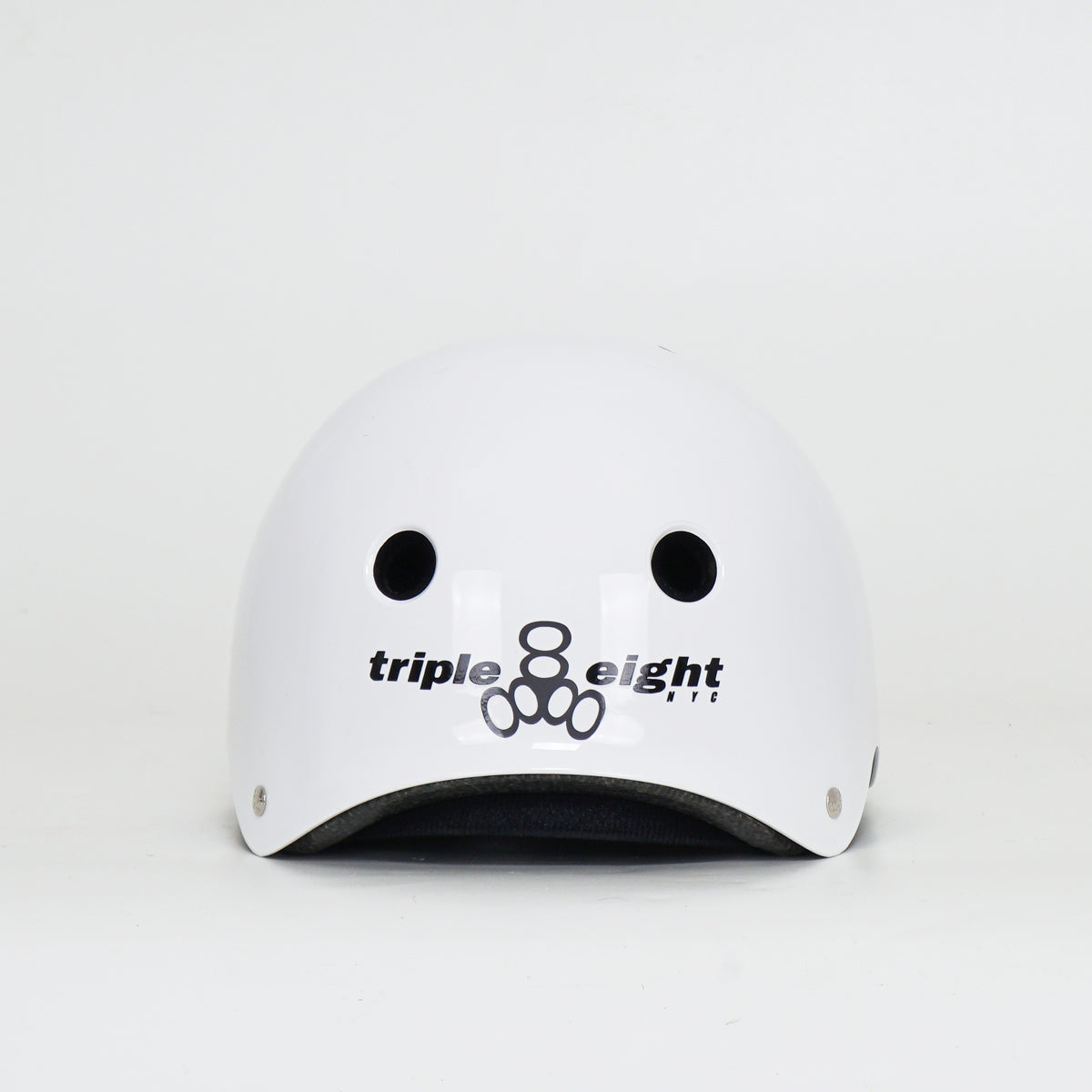 Triple Eight Certified Sweatsaver Helmet - Gloss White