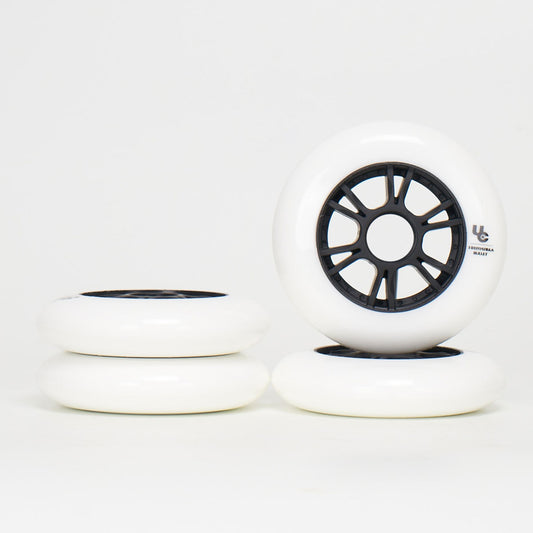 Undercover Team Wheels 100mm 86a - White (4 pack)