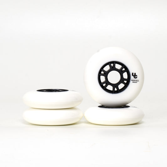 Undercover Team Wheels 90mm / 86a - White - 4 Set