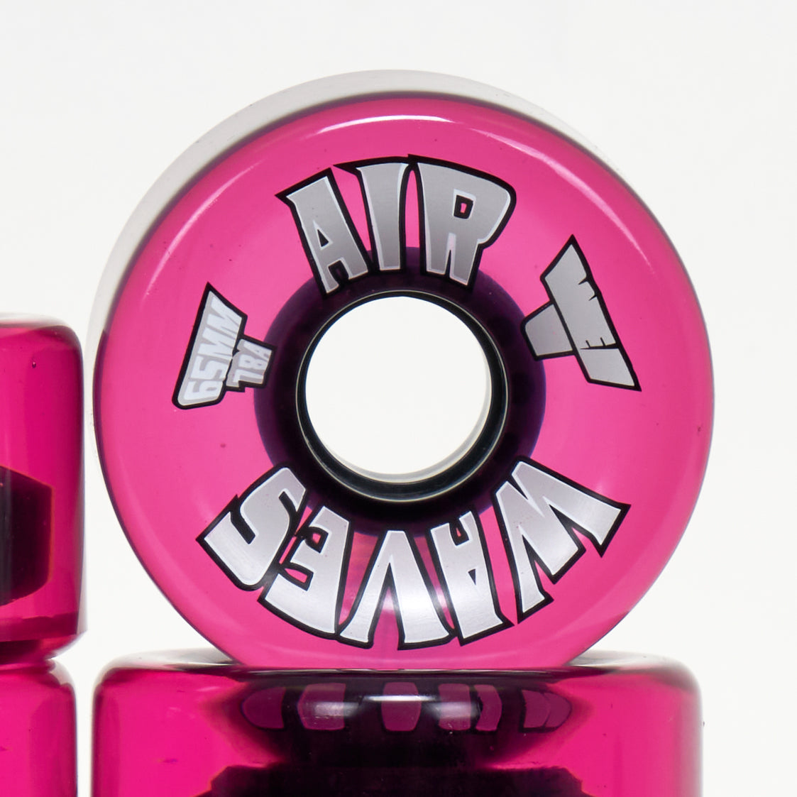Airwaves 65mm/78a Wheels - Clear Pink