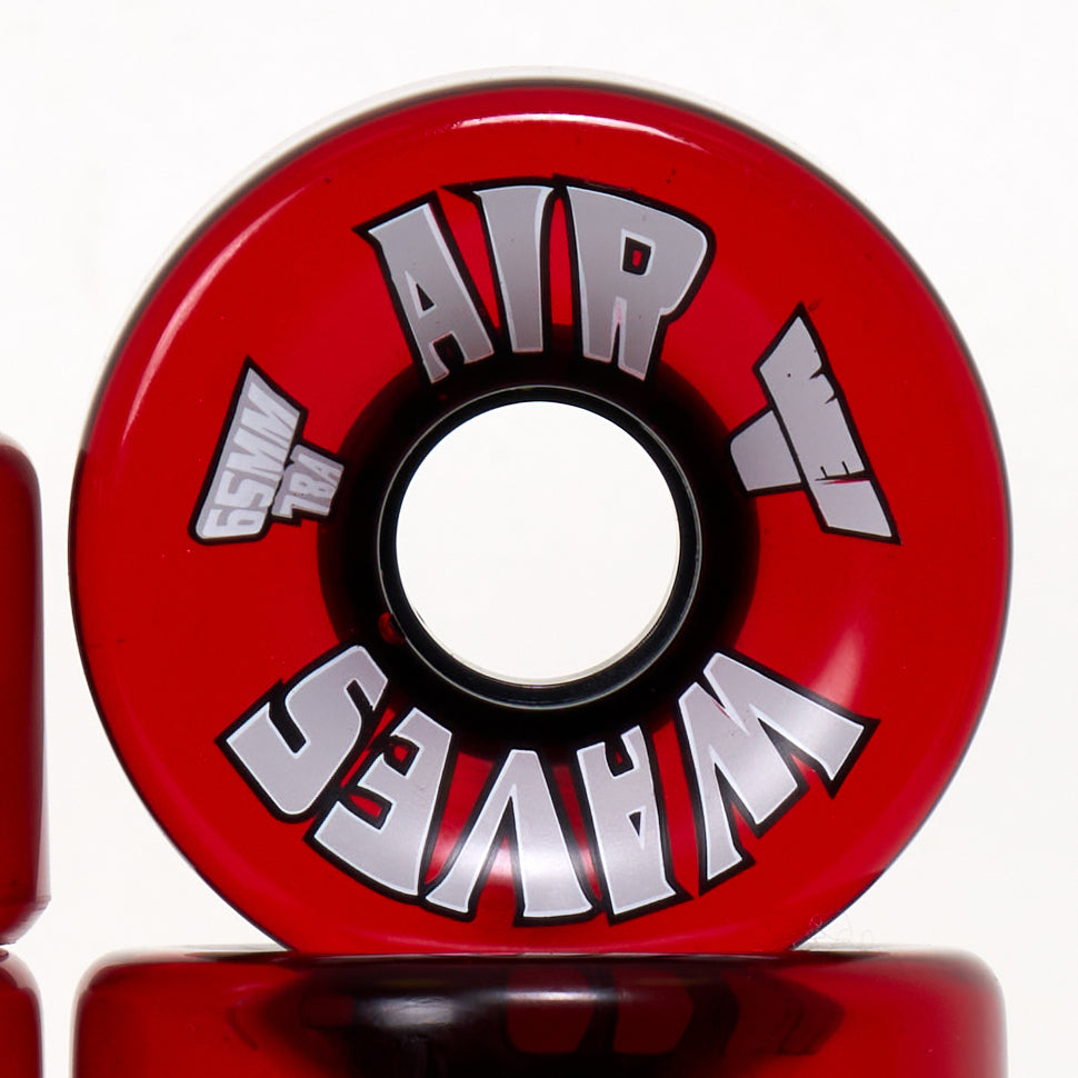 Airwaves 65mm/78a Wheels - Clear Red