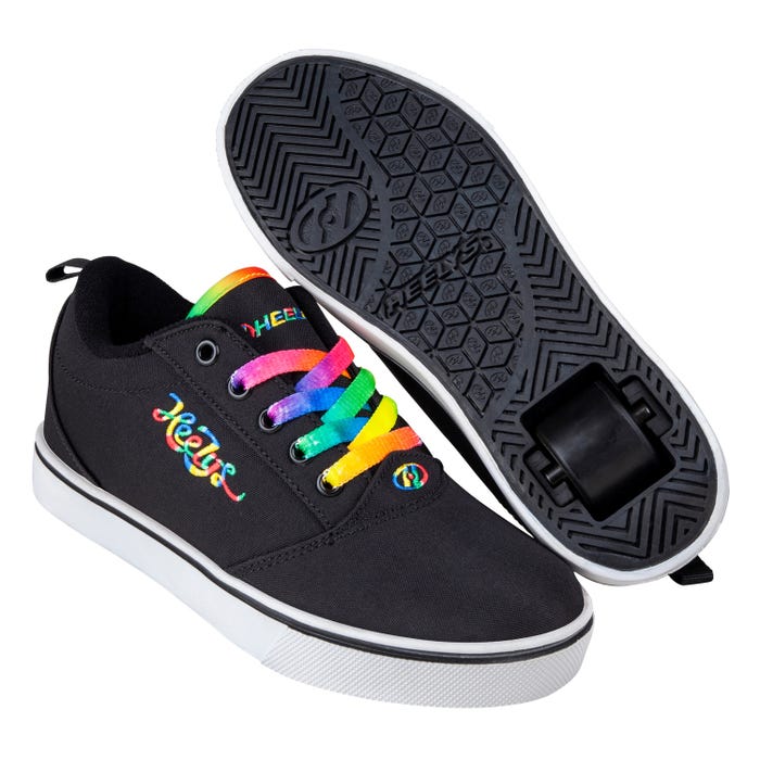 Heelys Pro 20 - Black/Rainbow Cursive