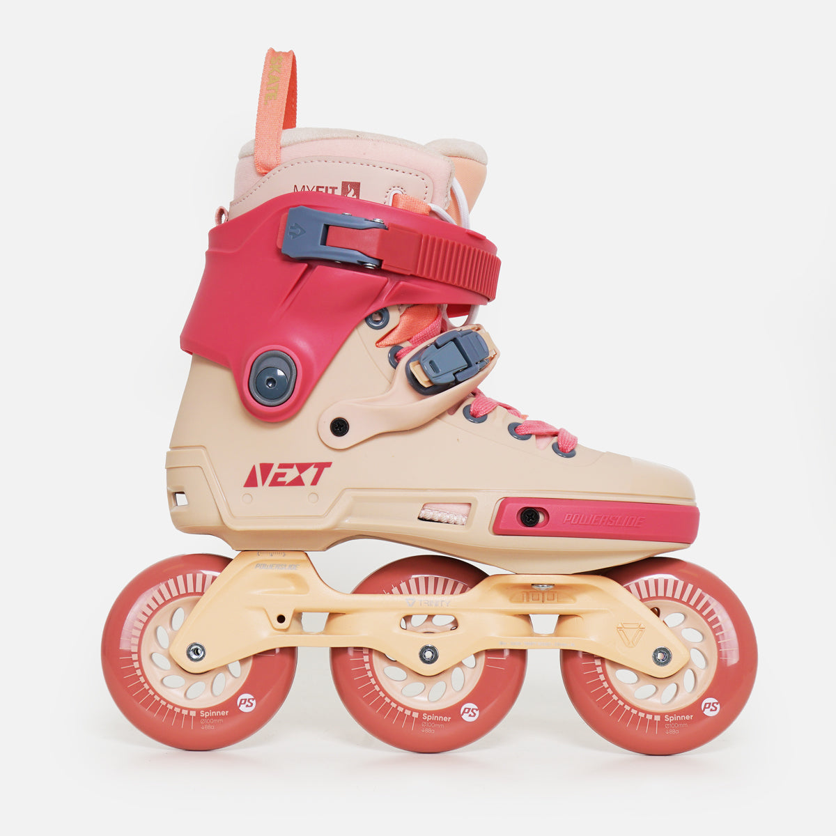 Powerslide Next 2.0 Burgundy 100 - 3 Wheel Inline-Skates