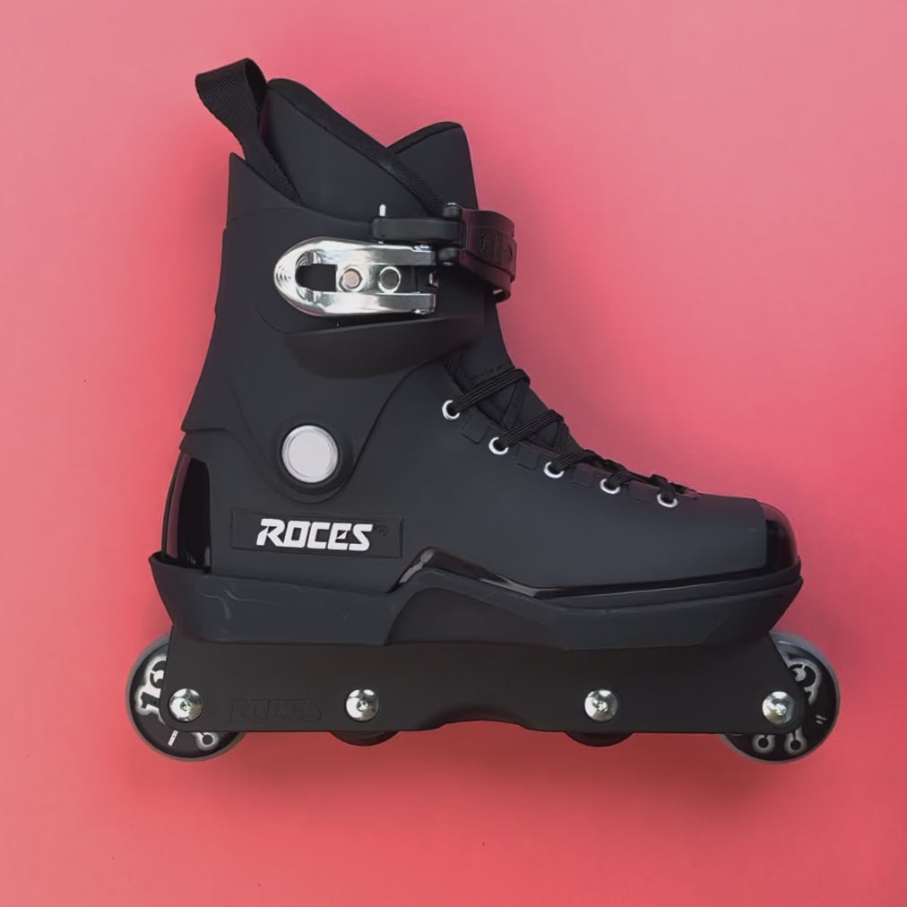 Roces M12 UFS Black Skates – Loco Skates