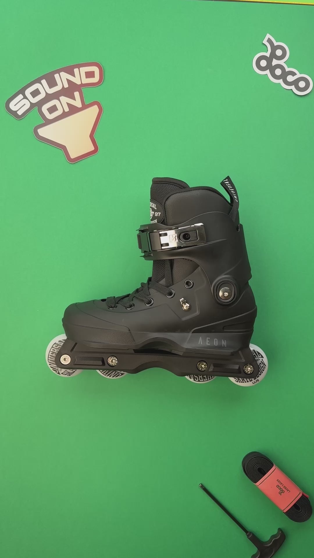 USD Aeon Basic 60 Skates - Black – Loco Skates