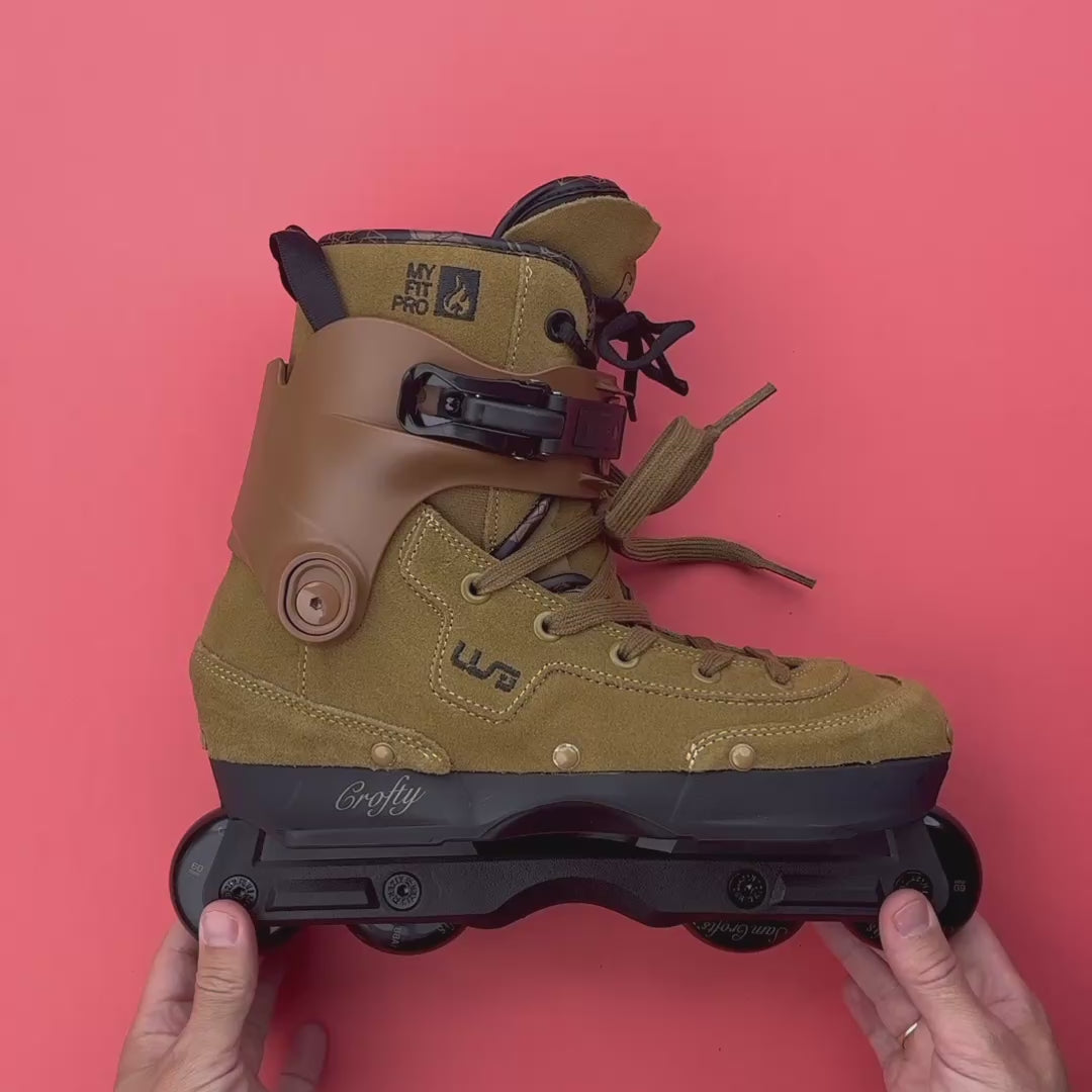 USD Aeon 60 Sam Crofts V Pro Skates - Brown – Loco Skates