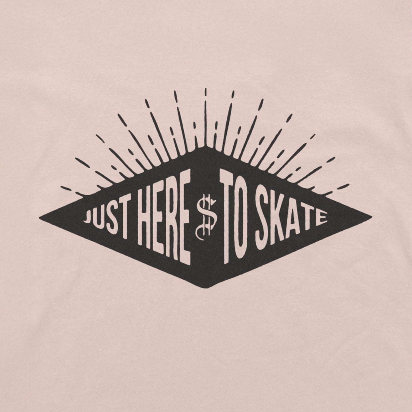 UKBC "Just Here To Skate" Pink T-Shirt - Forever Sam Hand - **PRE ORDER NOW CLOSED***
