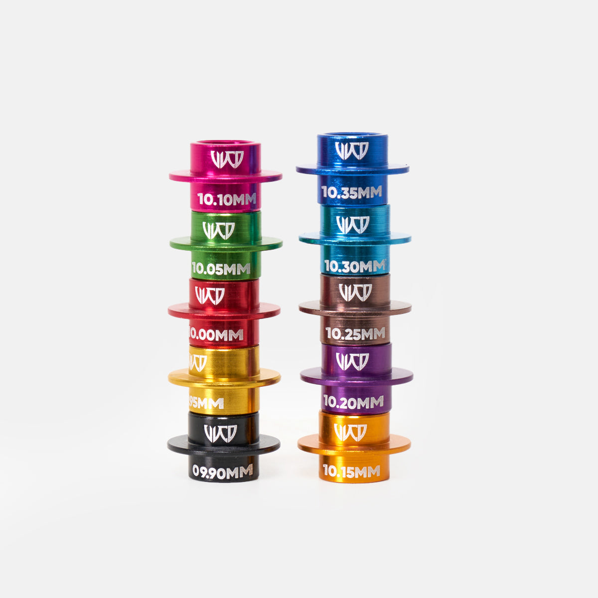 Wicked Precision Spacer Kit - 10 Different Spacer Sizes - 80 Spacers