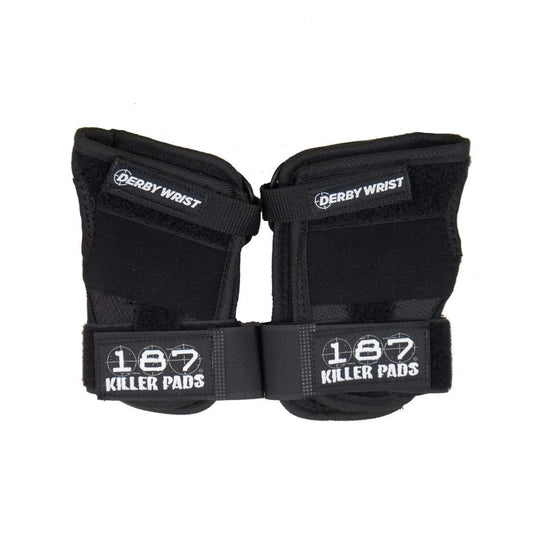 187 Killer Derby Wrist guard - Black-187 Pads-black,Oct-New,Protective Gear,Wrist guards