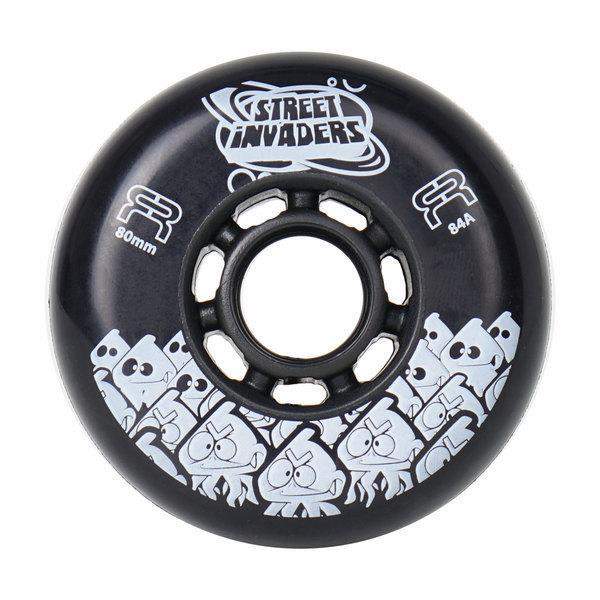 FR Street Invader II Black Wheels 72mm / 76mm / 80mm (Singles)