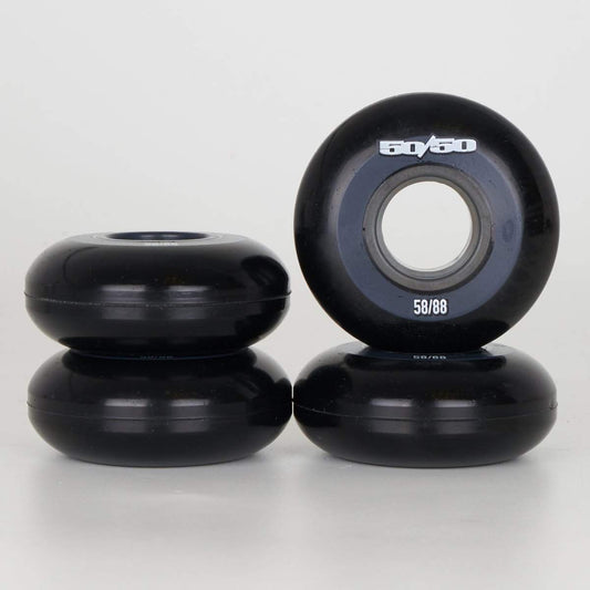 Fifty-50 Classic Black 58mm 88a Wheels-Fifty-50-58mm,atcUpsellCol:upsellwheels,black