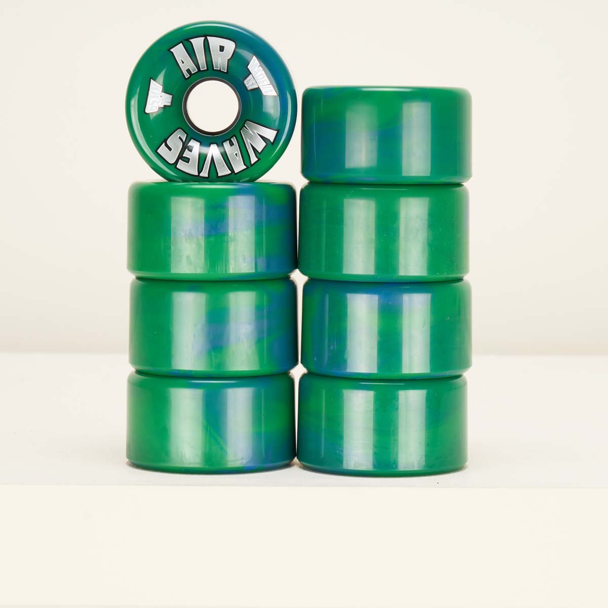 Airwaves 65mm/78a Wheels - Blue/Green Marble