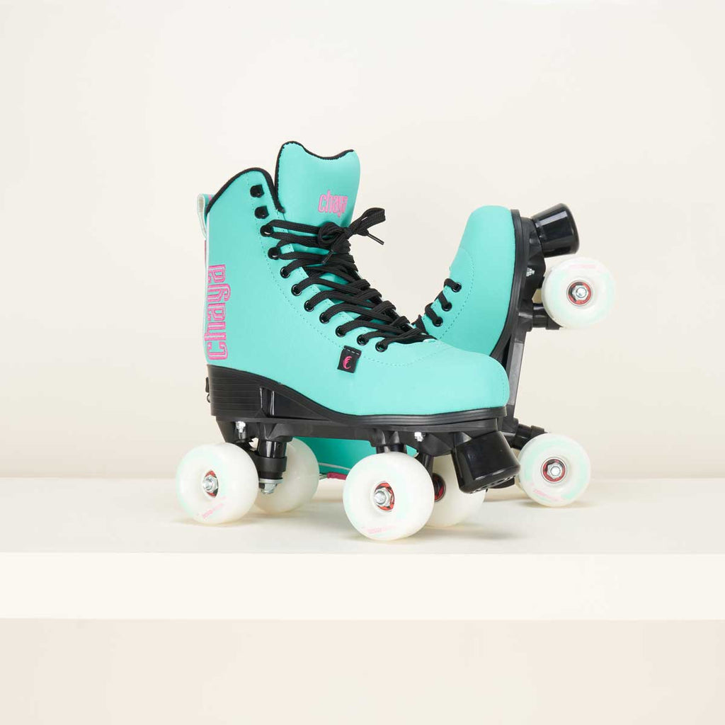 Chaya Bliss Turquoise Kids Size Adjustable Roller Skates