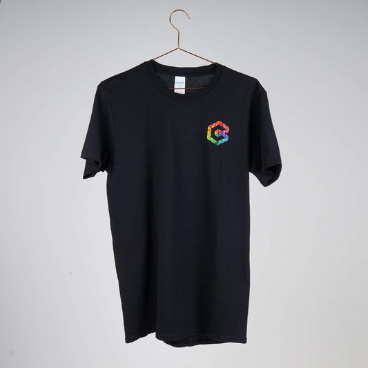 Chroma Logo T-Shirt - Black-Chroma-Aggressive Skate,black,Clothing,T-shirts