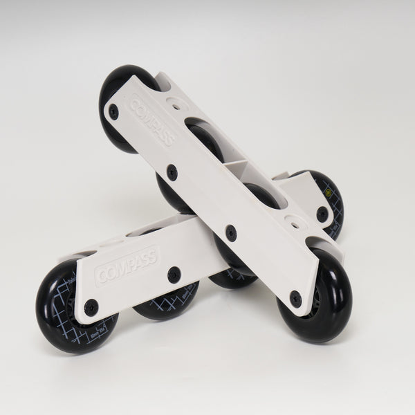 Compass Blue Ridge 80mm Complete UFS Frames White Loco Skates