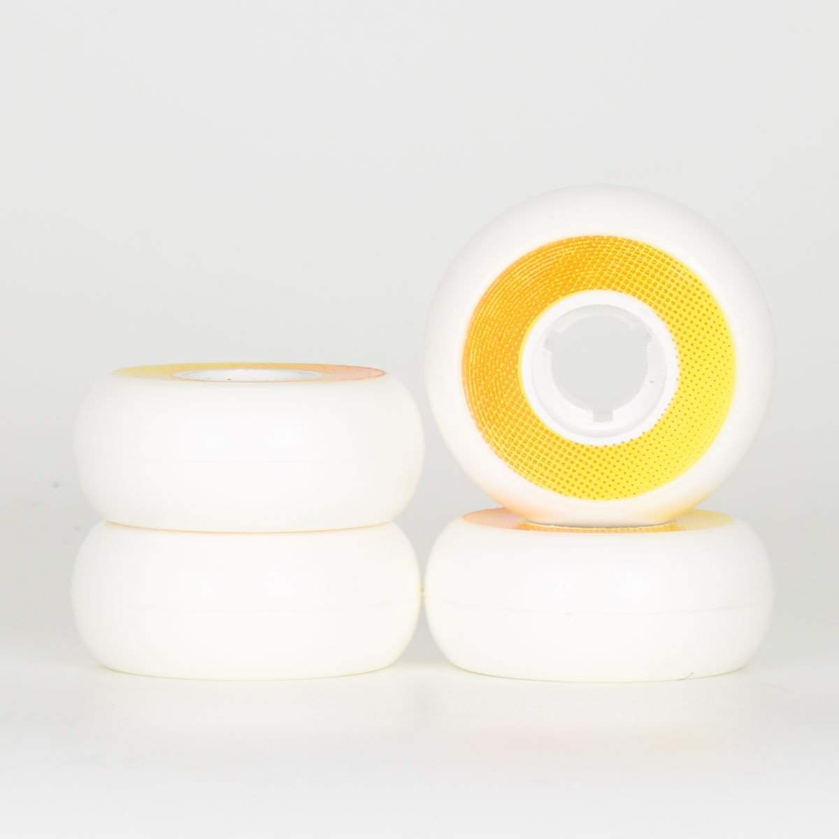 Dead 58mm / 92A White Gradient Wheels-Dead-58mm,Aggressive Skate,atcUpsellCol:upsellwheels,Bemag,orange,Skate Parts,Wheels,white,yellow