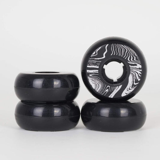 Dead 58mm / 88A Silver Ring Black Wheels