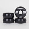 Dead 58mm / 92A Silver Ring Black Wheels