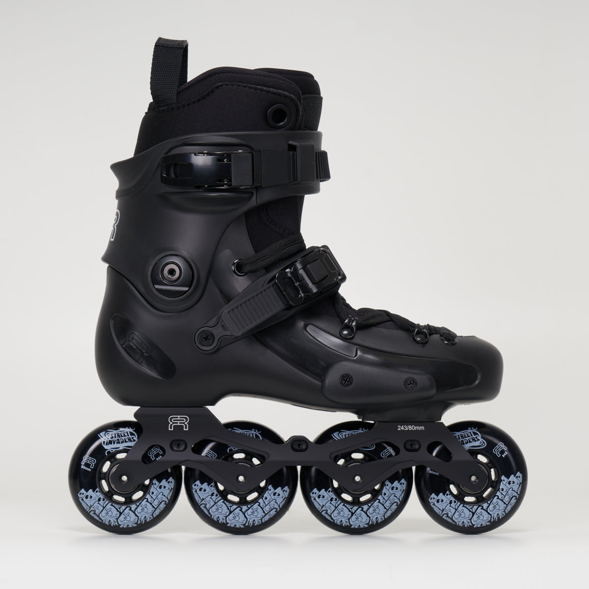 FR Skates FR1 80 Deluxe Intuition Black Skates - Version 3