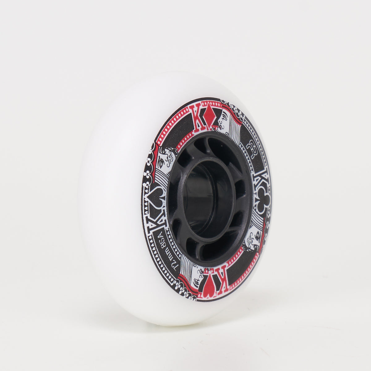 FR Street Kings 72mm Wheels - White (Singles)