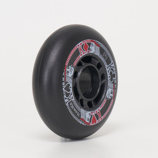 FR Street Kings 76mm Wheels - Black (Singles)