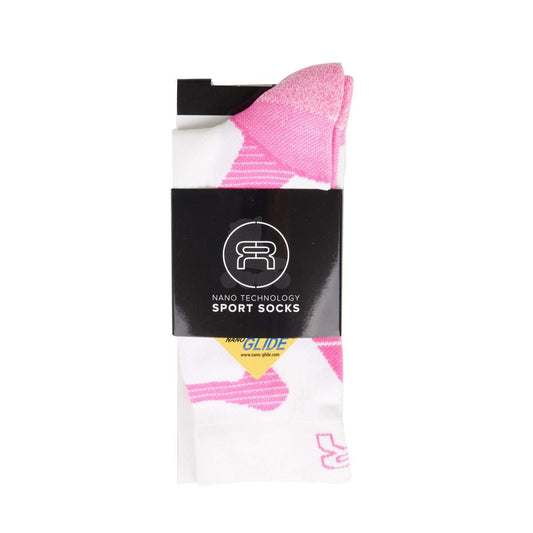 FR Nano Sports sock - White / Pink